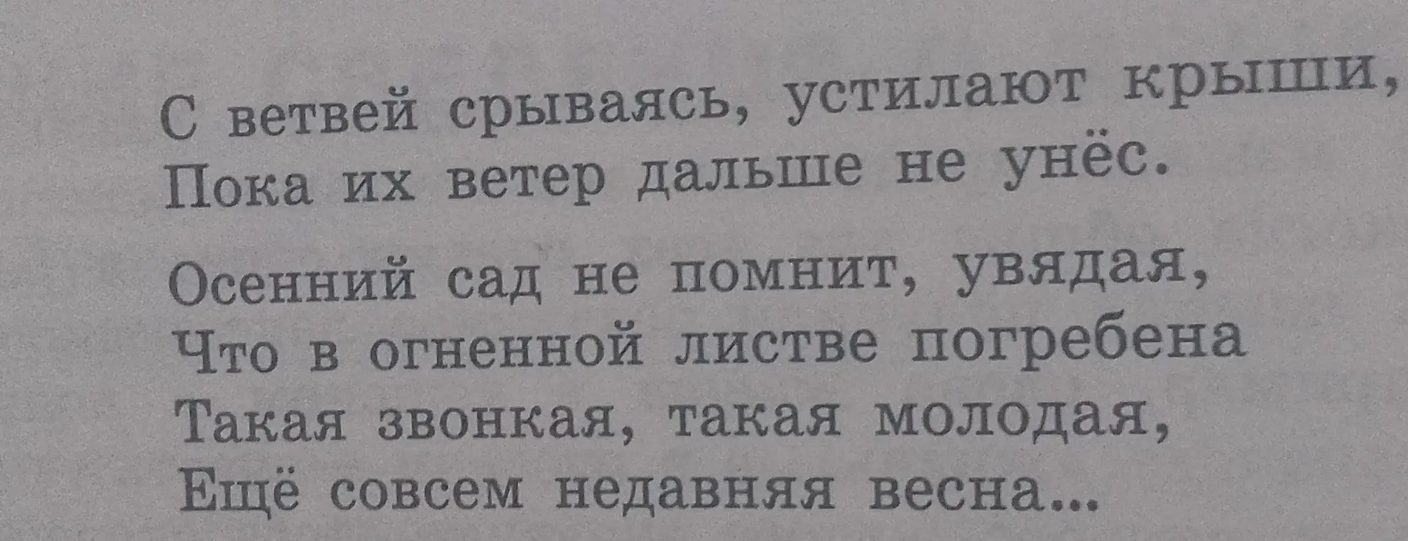 Выпиши эпитет, сравнение, метафору, олицетворение из текста.