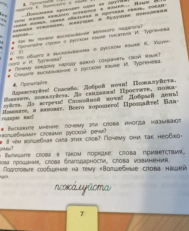 Выскажи мнение, почему эти слова иногда называют «волшебными» словами русской речи?