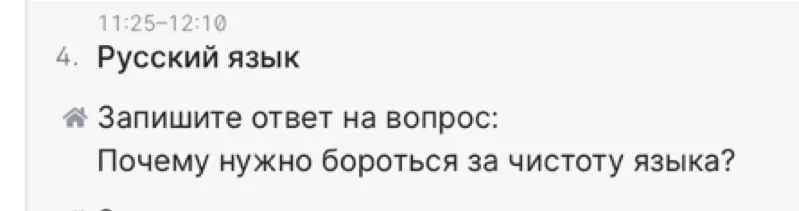 Напиши ответ на вопрос: Почему нужно бороться за чистоту языка?