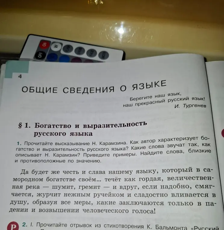 Прочитай высказывание Н. Карамзина и охарактеризуй, как он описывает богатство и выразительность русского языка. Какие слова звучат так, как он описывает? Приведи примеры. Найди слова, близкие и противоположные по значению.