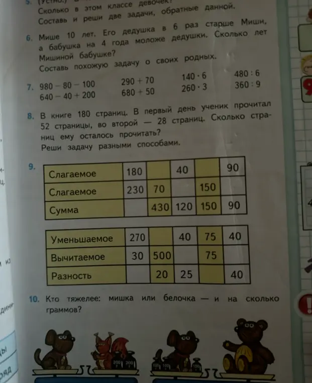 Сколько лет Мишиной бабушке?