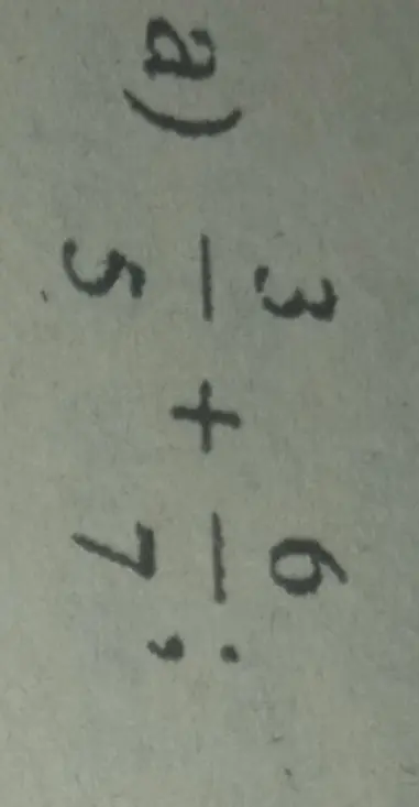 Сложи дроби 5/3 + 7/6