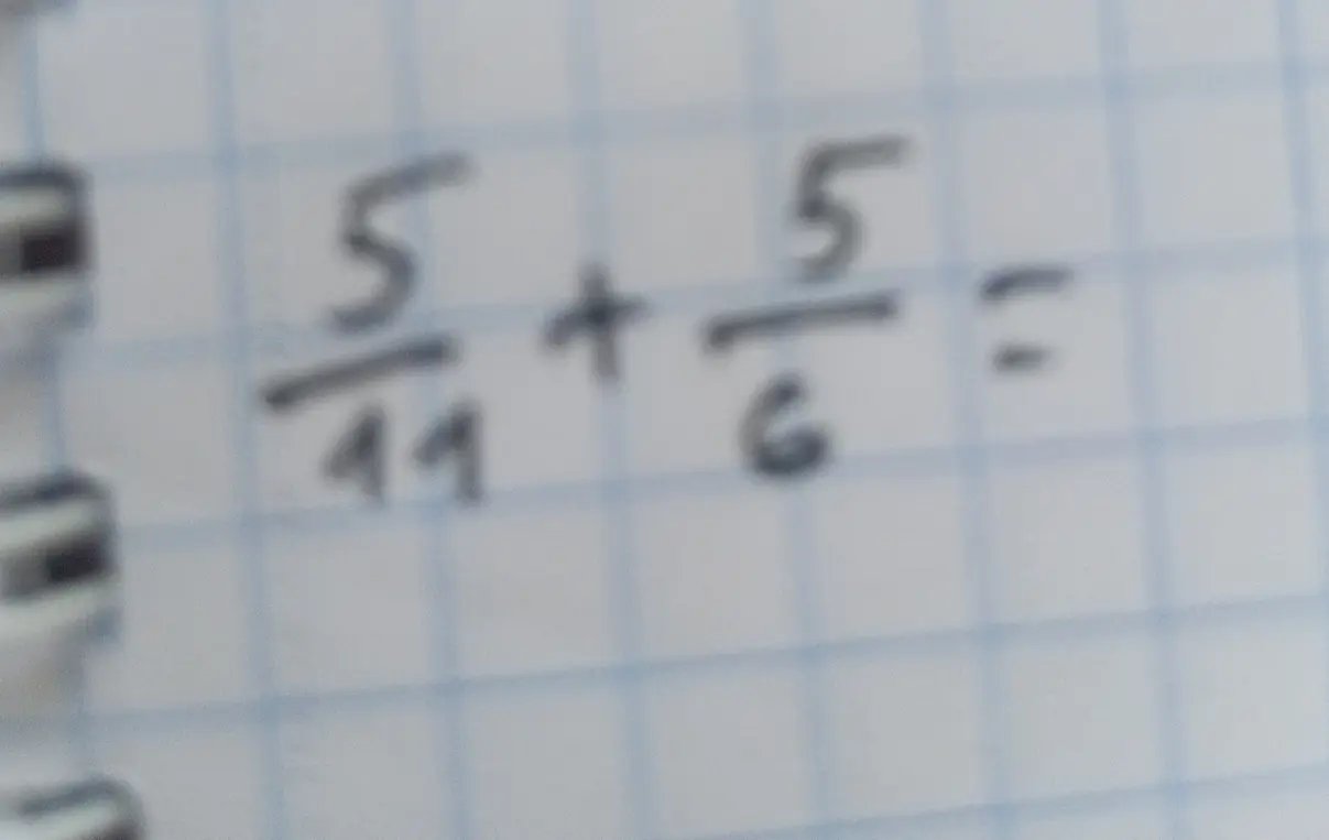 Найди значение выражения 5/44 + 5/6