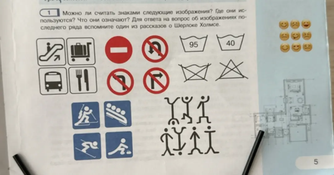 Можно ли считать знаками следующие изображения? Где они используются? Что они означают?