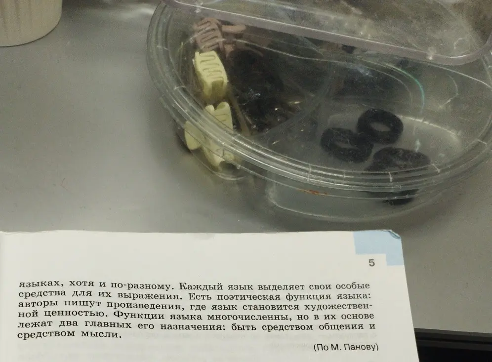 Прочитай текст. Выдели ключевые слова. Составь его план. Приведи свои примеры проявления различных функций языка.