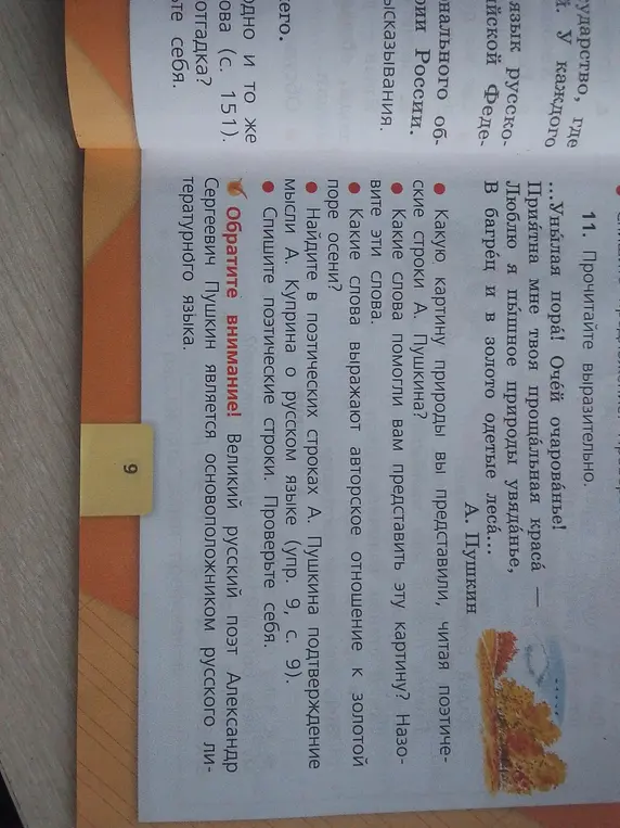 Какую картину природы вы представили, читая поэтические строки А. Пушкина?