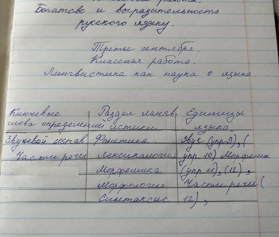 Объясни мой конспект по русскому языку о богатстве и выразительности русского языка