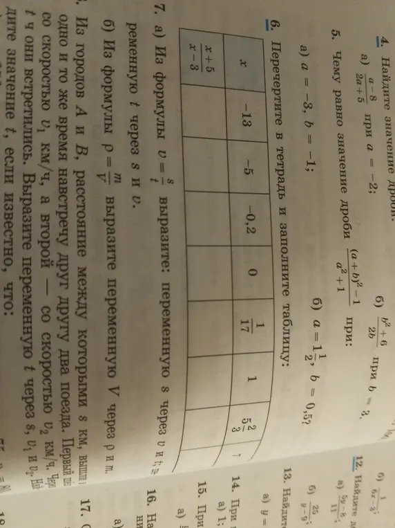 Найди значение дроби (a-8)/(2a+5) при a = -2