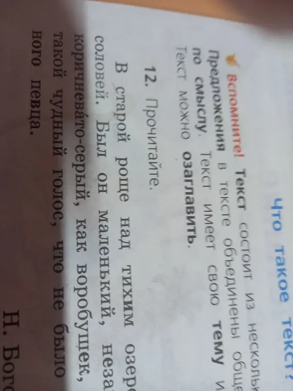 Прочитай текст