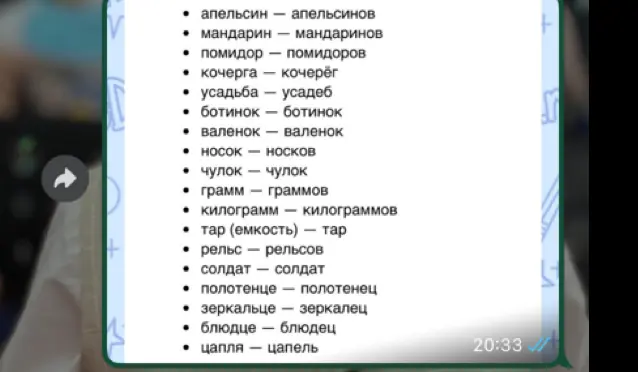 Запиши слова, чтобы было правильно