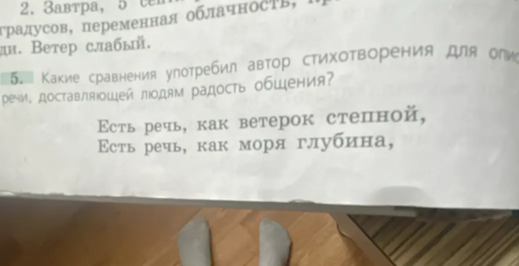 Какие сравнения употребил автор стихотворения для описания речи, доставляющей людям радость общения?