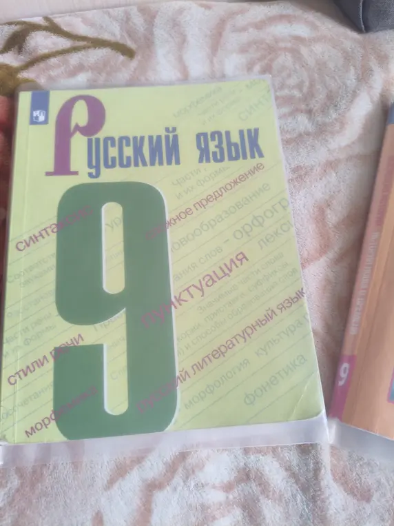Какие разделы русского языка изучаются в 9 классе по этому учебнику?