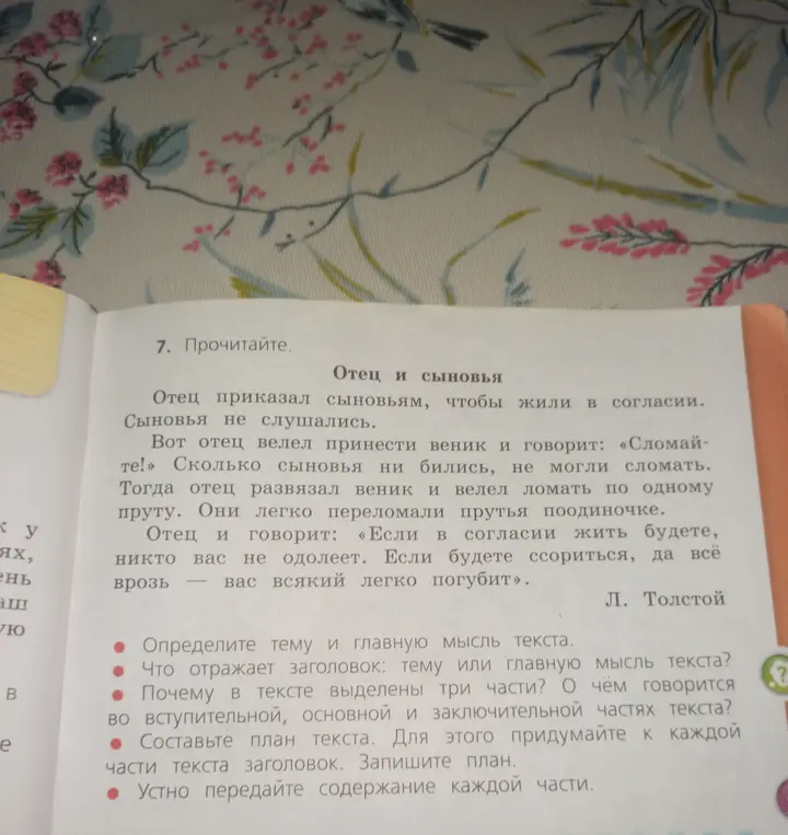 Определи тему и главную мысль текста.