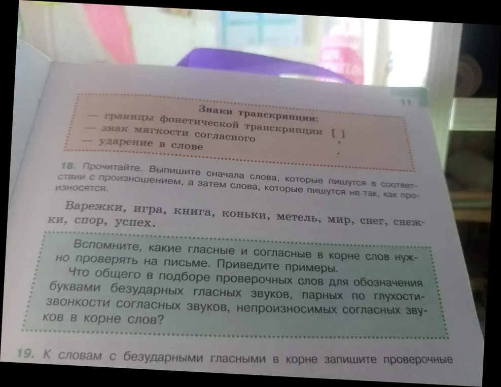 Прочитай и выпиши слова, которые пишутся в соответствии с произношением, а затем слова, которые пишутся не так, как произносятся.