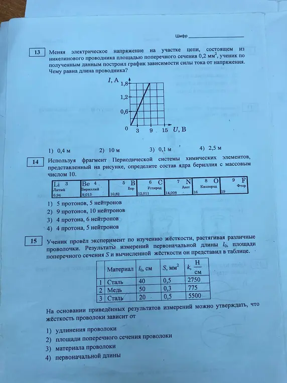 Чему равна длина проводника?