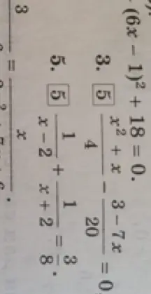 Реши уравнение \frac{x^2+x}{4} - \frac{3-7x}{20} = 0