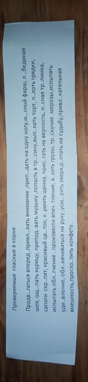 Вставь пропущенные буквы в слова и объясни выбор.