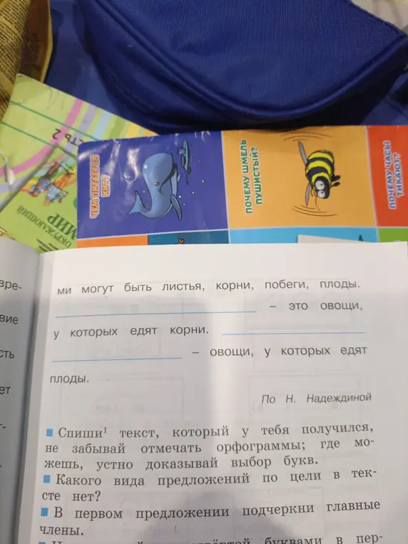 Спиши текст, который у тебя получился, не забывай отмечать орфограммы; где можешь, устно доказывай выбор букв.