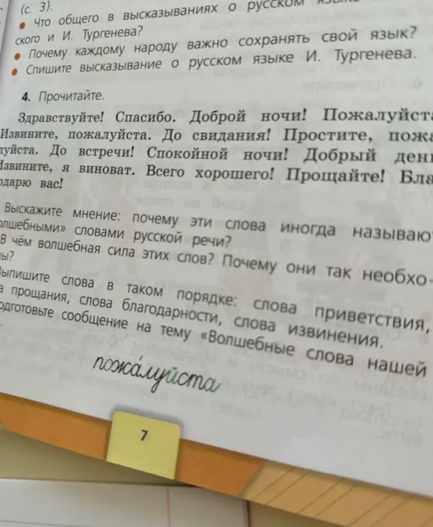 Выскажите мнение: почему эти слова иногда называют «волшебными» словами русской речи?