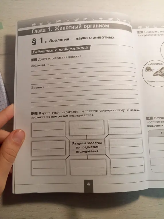 Дай определение понятий "зоология" и "бионика".