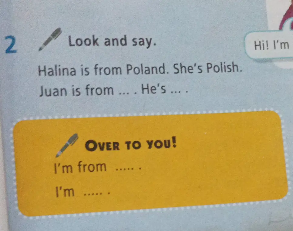 Заполни пропуски в предложениях: 'Juan is from ... He's ....'