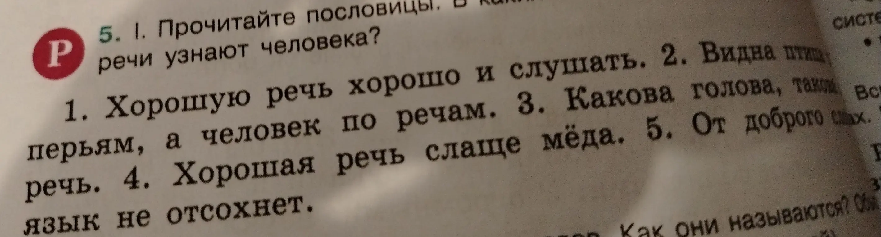 Объясни значение пословиц в первом задании