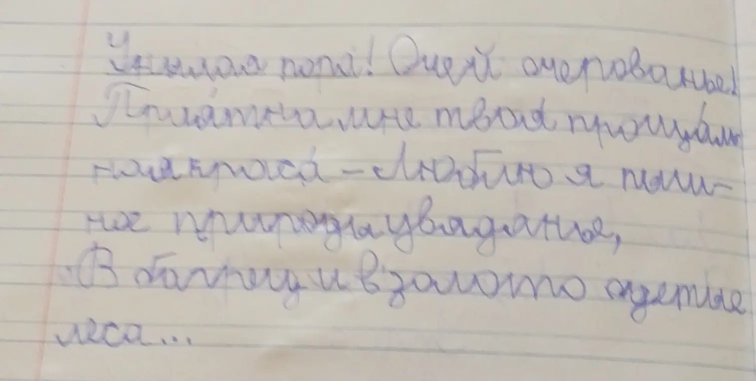 Подчеркни подлежащее и сказуемое в тексте