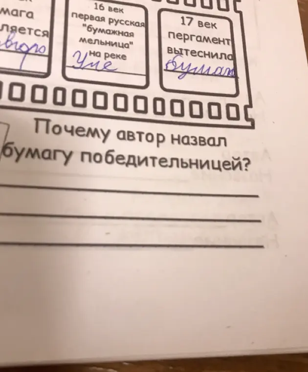 Почему автор назвал бумагу победительницей?