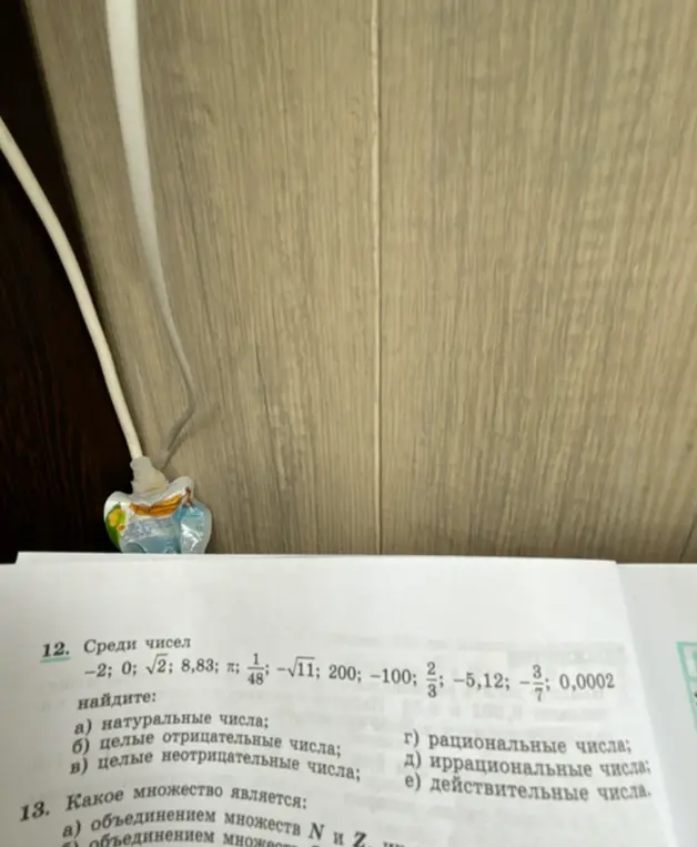 Среди чисел -2; 0; √2; 8,83; π; 1/48; -√11; 200; -100; 2/3; -5,12; -3/7; 0,0002 найди натуральные числа