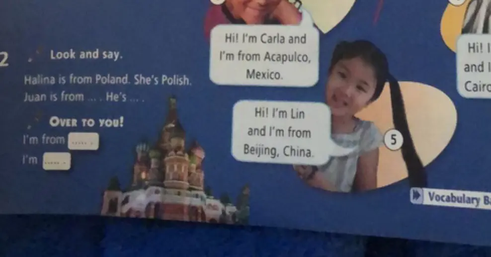 Дополни предложения: Juan is from.... He's