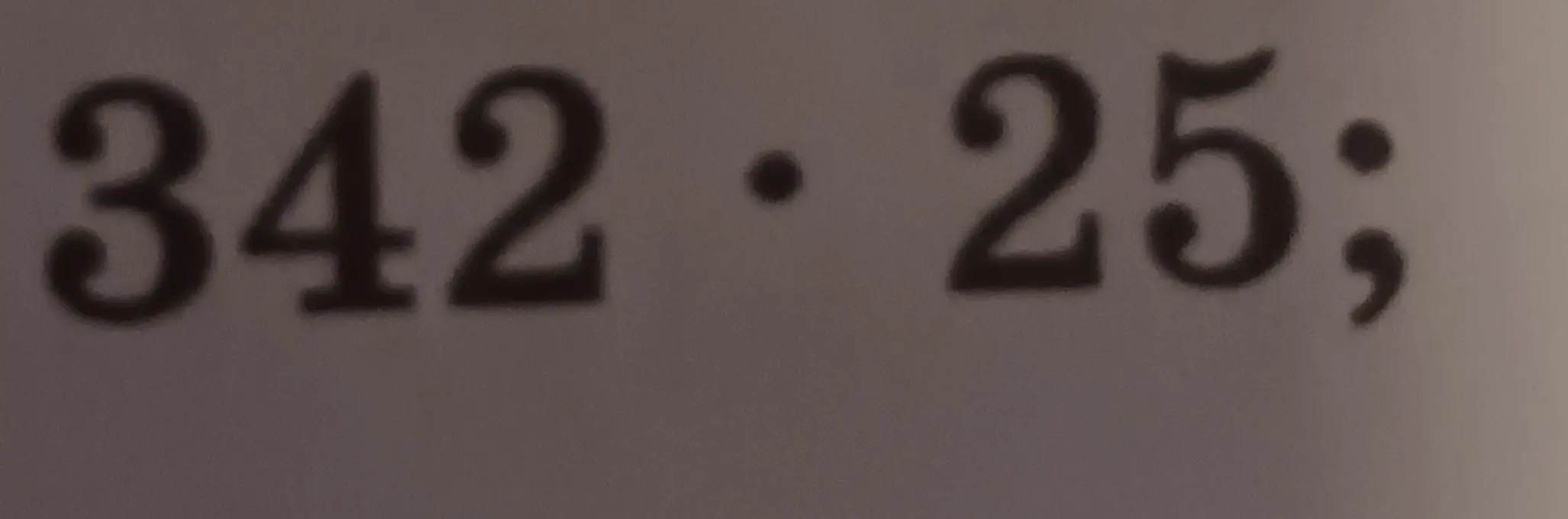 Можешь ли ты решить пример 342 * 25?