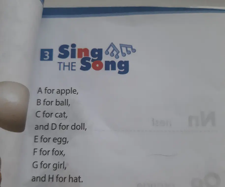 Выполни задание Sing the song на английском языке.