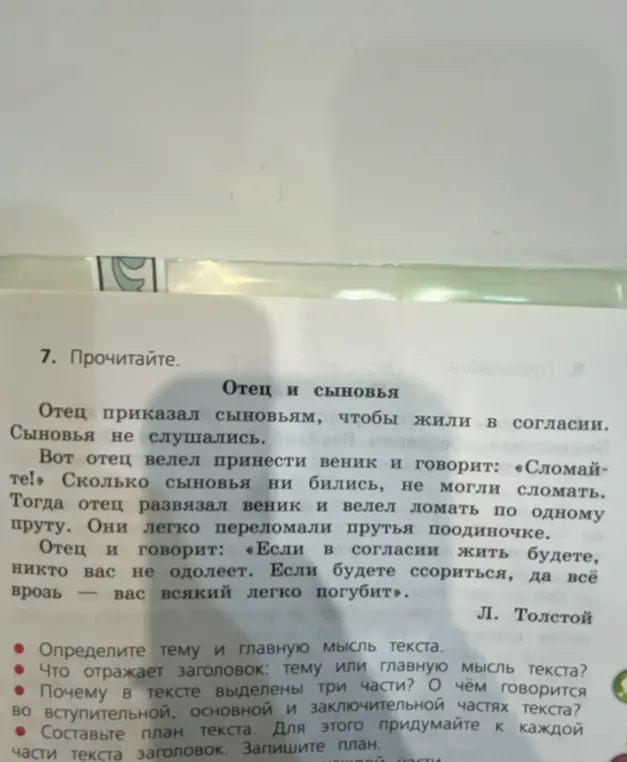 Определи тему и главную мысль текста.