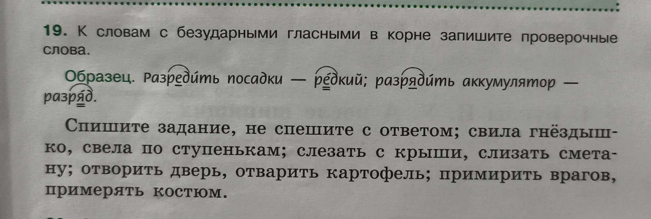 Подбери проверочные слова к словам с безударными гласными в корне: свила гнездышко.