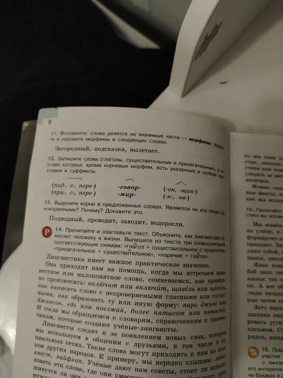 Объясни, являются ли слова 'подводный, проводит, заводит, водоросли' однокоренными?