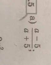 Вычисли значение выражения 5 * (a/5 + a/(a-5))