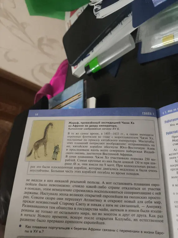 Объясни, как плавания португальцев к берегам Африки связаны с переменами в жизни Европы в XV в.?