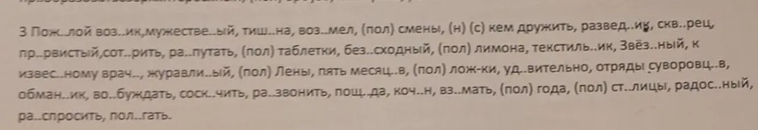 Ты можешь вставить пропущенные буквы в словах и расставить знаки препинания в предложении?