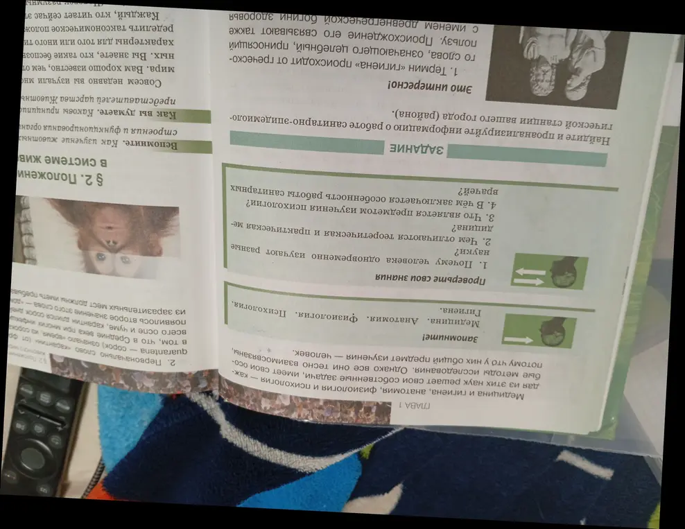 Почему ты изучаешь человека одновременно с разных точек зрения?
