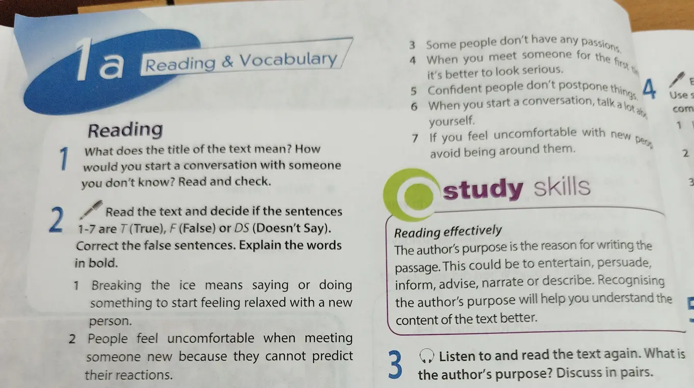 Помоги мне решить задание 2: Read the text and decide if the sentences 1-7 are T (True), F (False) or DS (Doesn't Say).