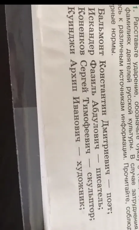 Ты просишь меня расставить ударение в фамилиях деятелей русской культуры