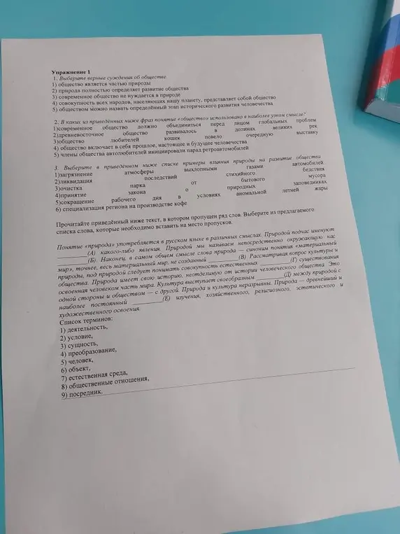 Выбери верные суждения об обществе