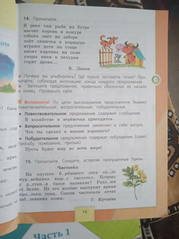 В задании номер 15 нужно вставить пропущенные буквы в слова.