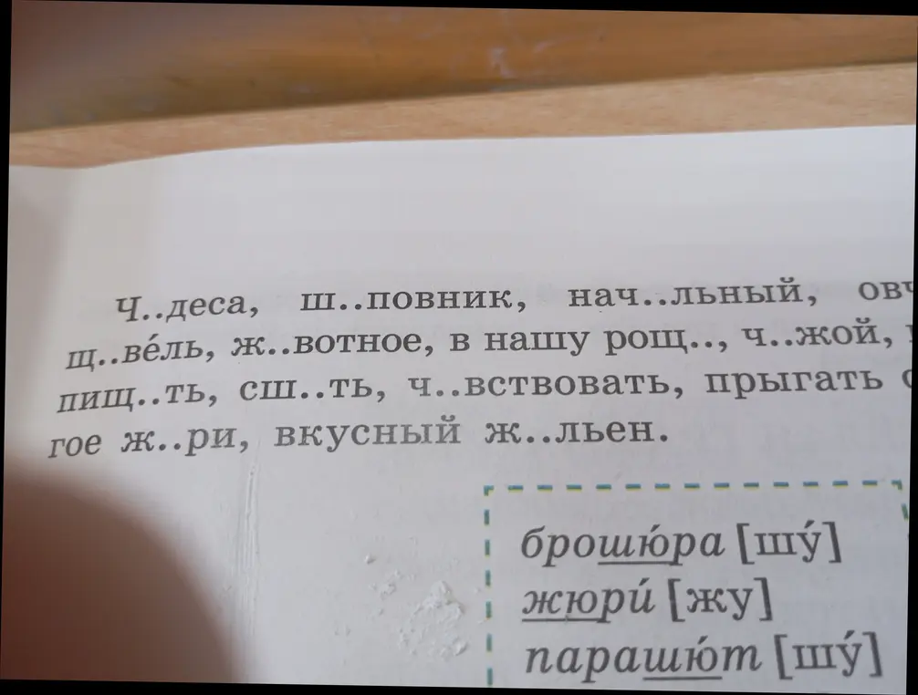 Ты просишь меня заполнить пропуски в словах: Ч..деса, ш..повник, нач..льный и т.д.