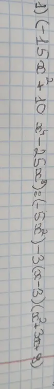 Найди значение выражения 1) (-158+100-2500)=(-500)-3(x-3)(x²+30+9)
