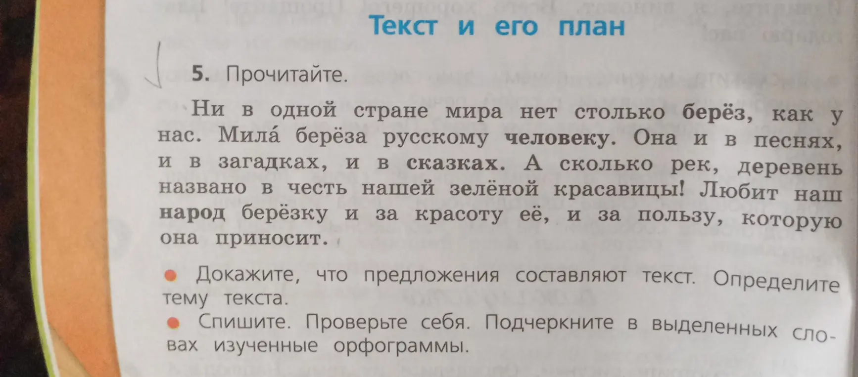 Предлагаешь доказать, что предложения составляют текст, и определить тему текста.