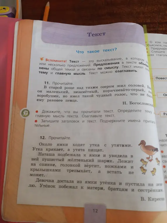 Помоги выполнить упражнение 11 и 12