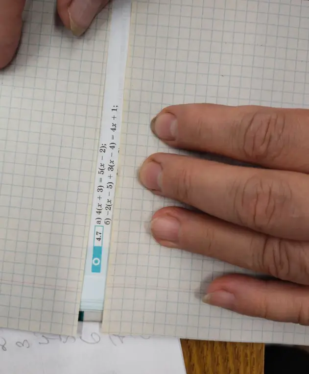 Реши уравнение 4(x + 3) = 5(x - 2)