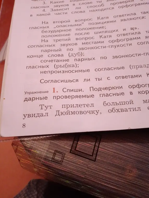 Выполни упражнение: спиши текст, подчеркни в корне слова проверяемые гласные.