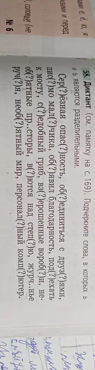 Подчеркни слова, в которых ъ и ь являются разделительными.